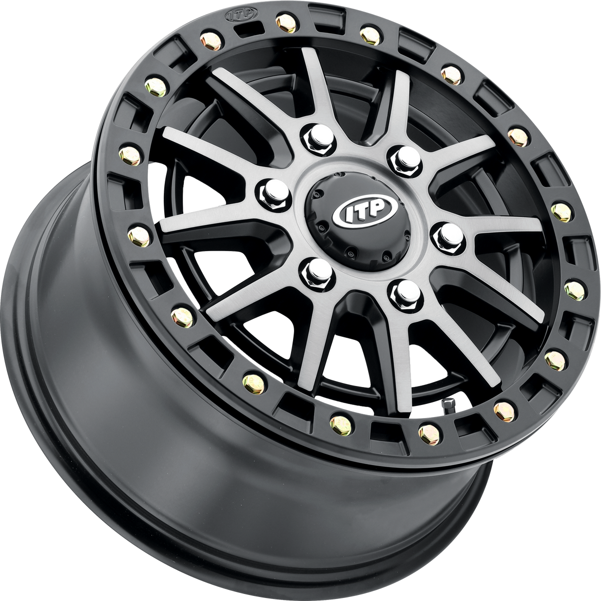 ITP SD10 Grey / BLK Ring 16X7 6/5.5 6+1 1622626720B