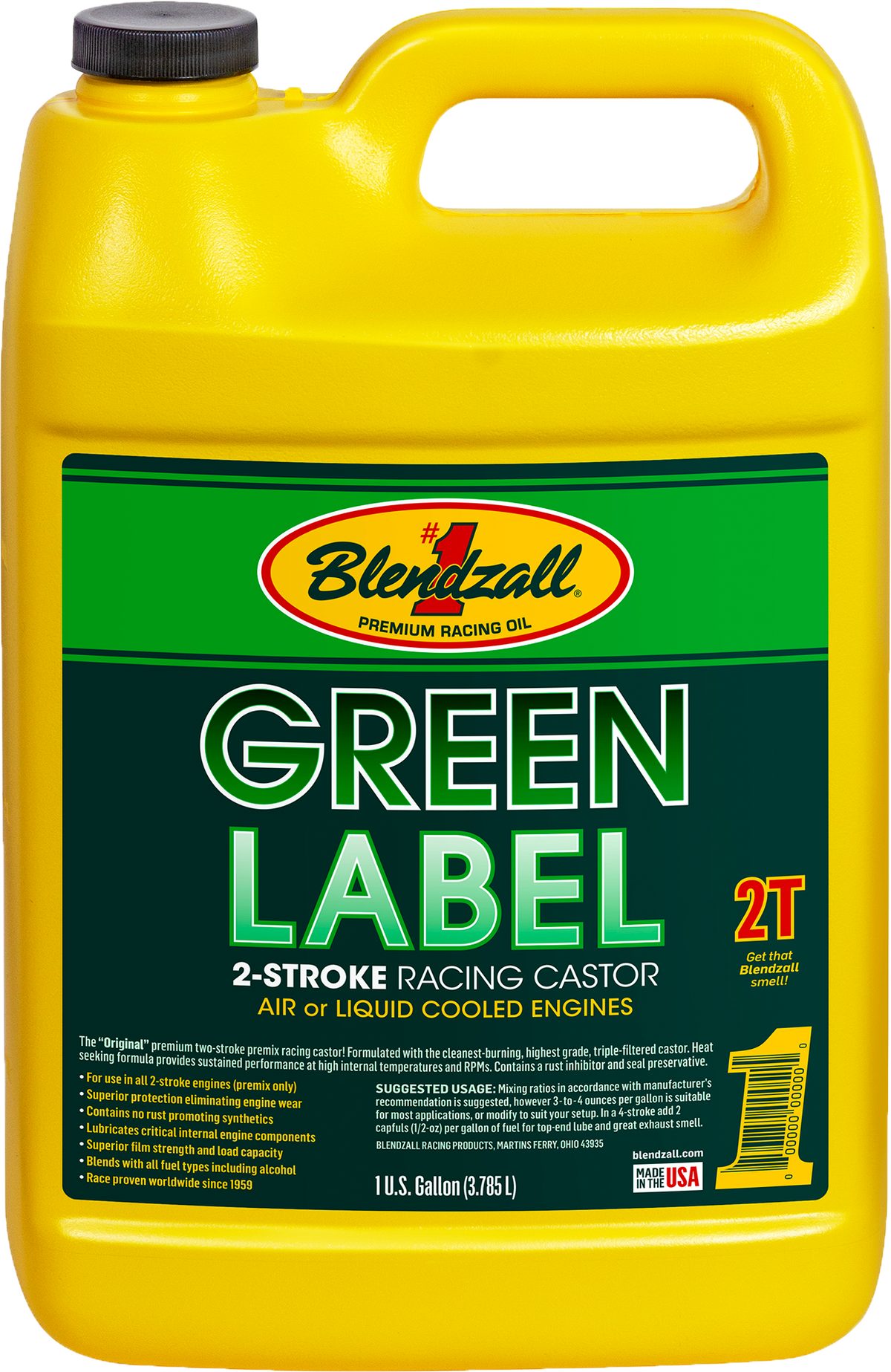 Blendzall Racing Castor 2T 1GAL F-460G
