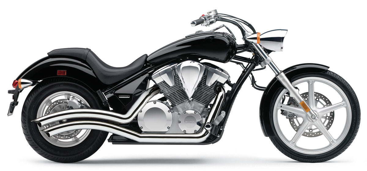 Cobra Speedster Swept F/S Chrome VT1300CR/CS/CT/CX 10-19 1233 for Honda VT1300CR Stateline / VT1300CS Sabre / VT13CX Fury