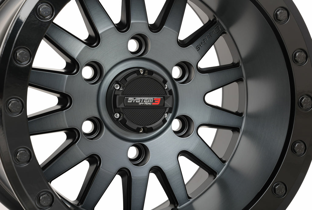 System 3 SB8 Wheel 15X10 5+5 (0MM) 6/5.5 Matte Brushed Grey 15S3-86651