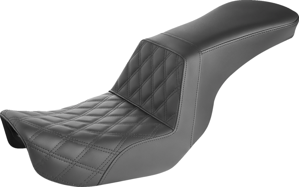 Saddlemen Step-Up Seat — Front Lattice Stitch