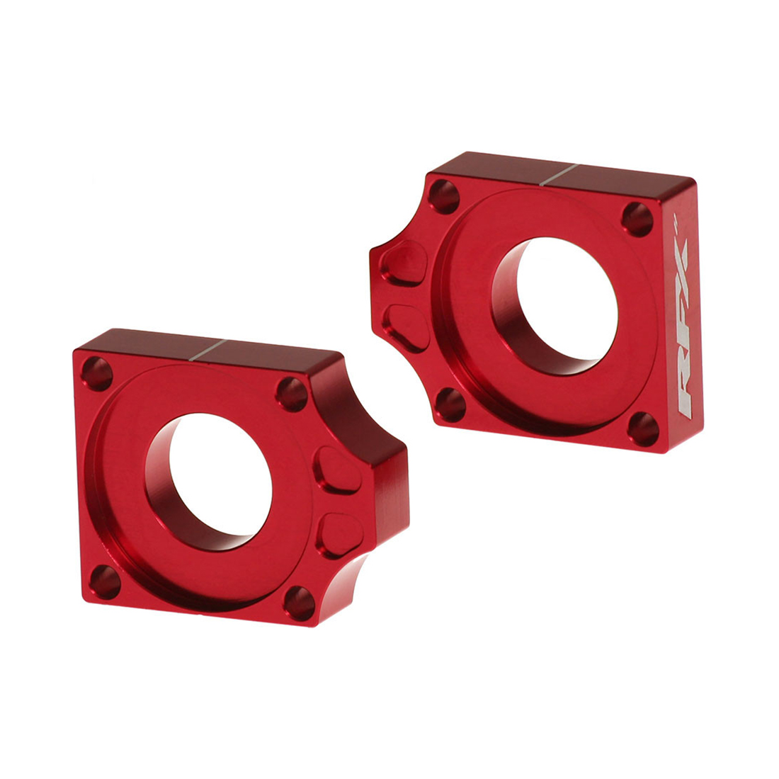 RFX Rear Axle Blocks Red Gas/KTM/Husqvarna Fxab 50600 99RD for GasGas EC 250 / EC 250F & More