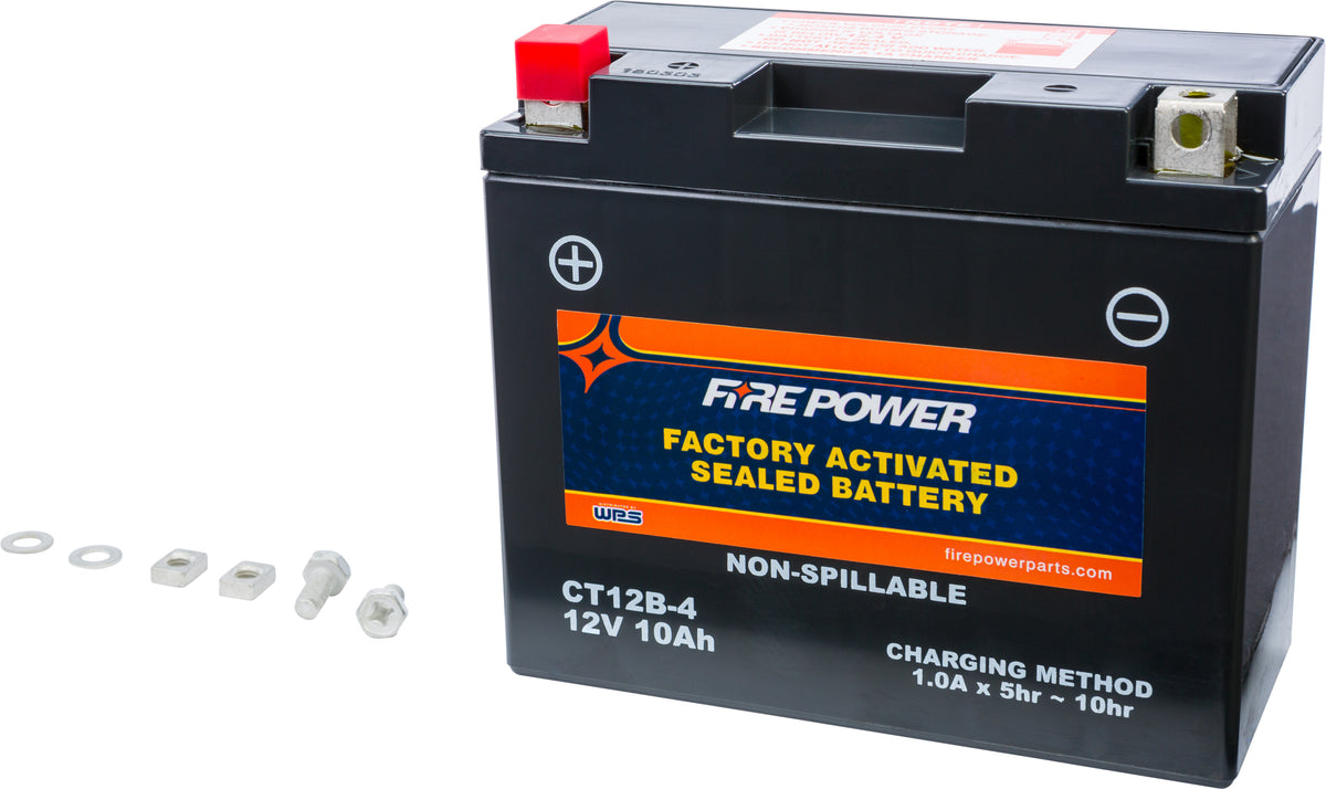 Fire Power Battery CT12B-4 Sealed Factory Activated for Ducati / Triumph
