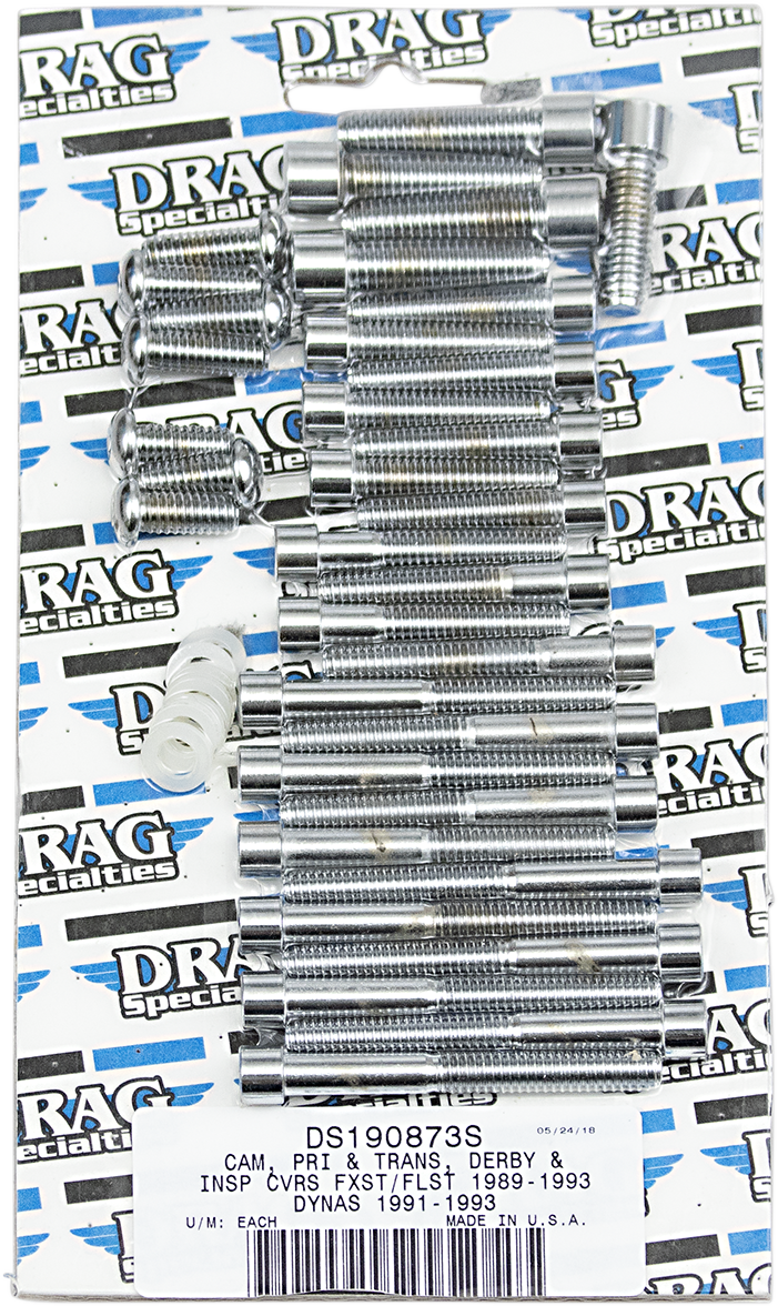 Drag Specialties Cam/Primary/Transmission Cover Bolt Set