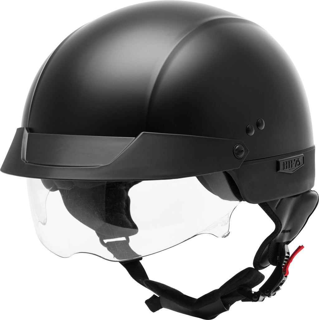 GMAX HH-75 Half Helmet Matte Black SM H1750074