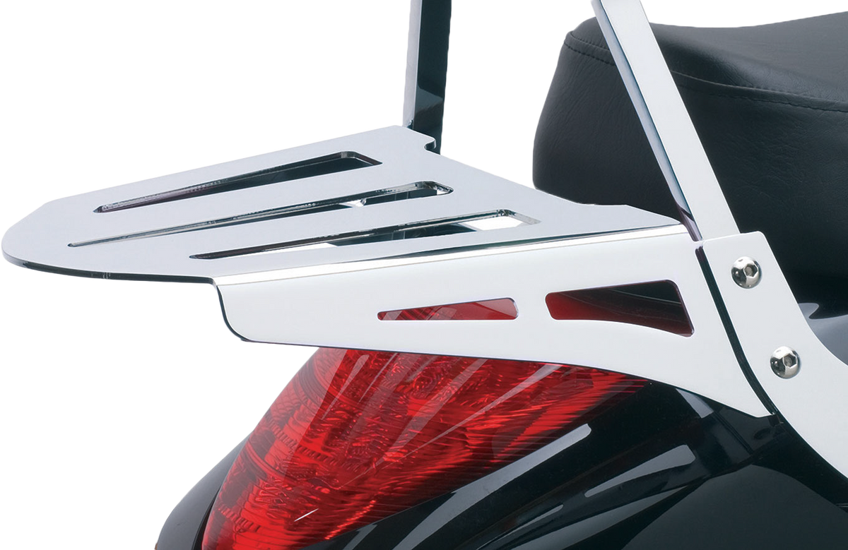Cobra Sissy Bar Luggage Rack Formed Chrome 02-3601 for Honda / Kawasaki & More