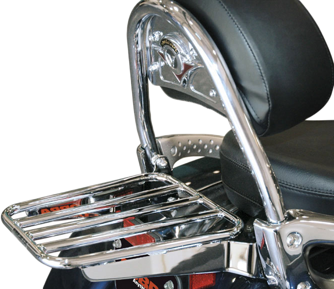 Cobra Solo Luggage Rack Tube Chrome Fits OEM Backrest VN1700 02-4466 for Kawasaki VN1700 Vulcan 1700 Nomad 2009-2014