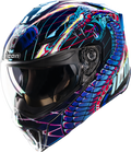 Icon Threshold™ Synthwave Lazer Cobra Modular Helmet