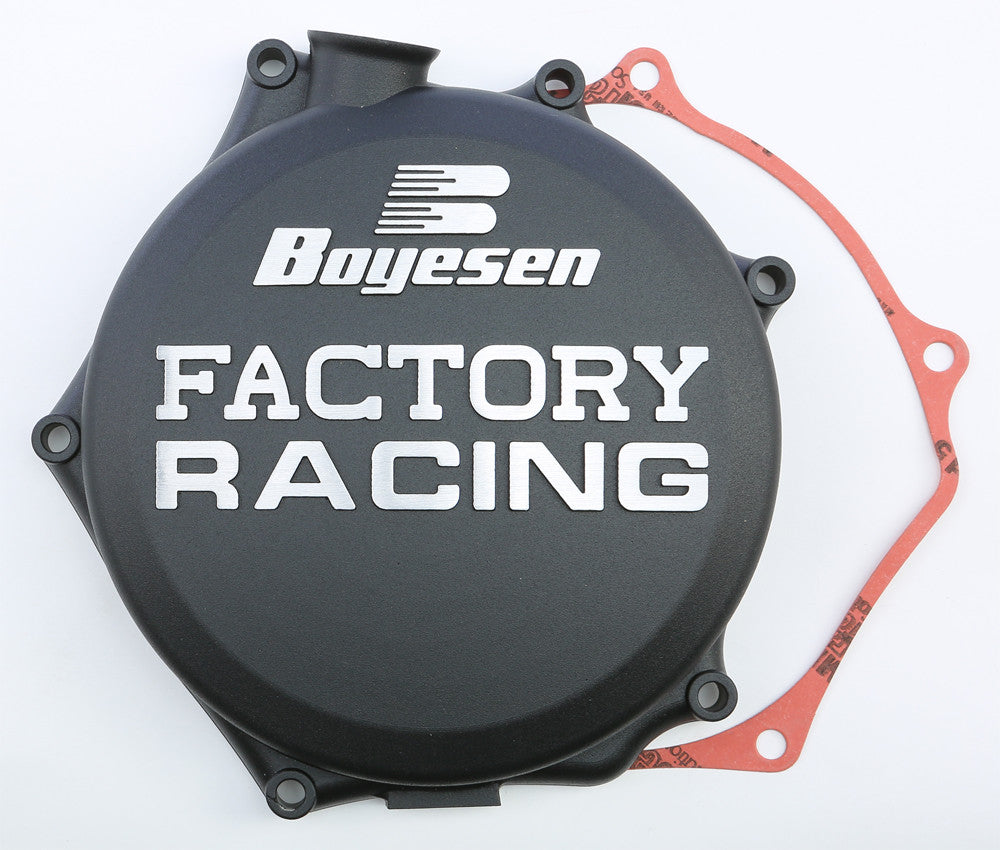 Boyesen Factory Racing Clutch Cover Black CC-27AB for Suzuki RM-Z250 2007-2023