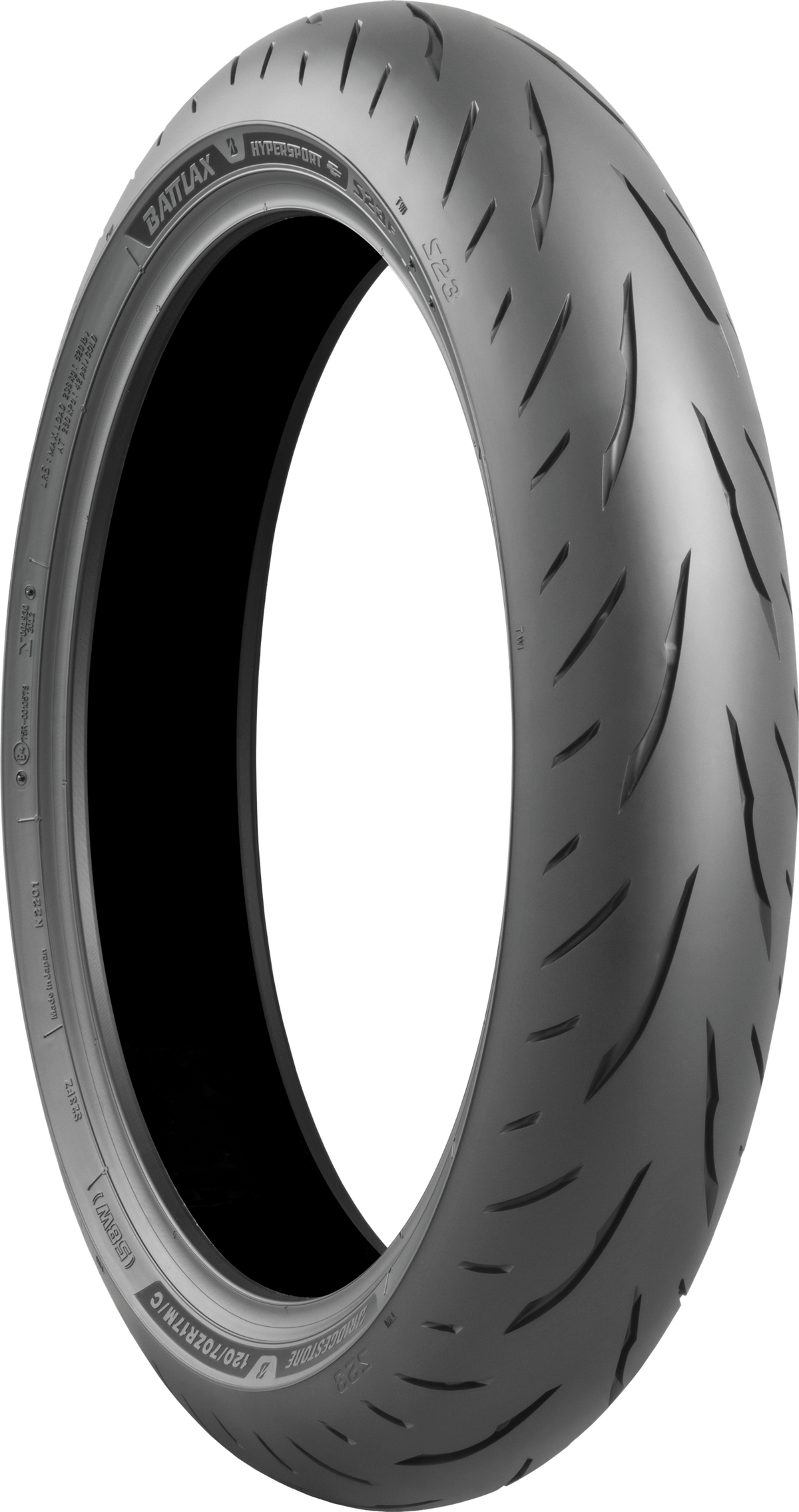 Bridgestone Battlax Hypersport S23 Front Rear Tire Set 120/70ZR17 + 180/55ZR17