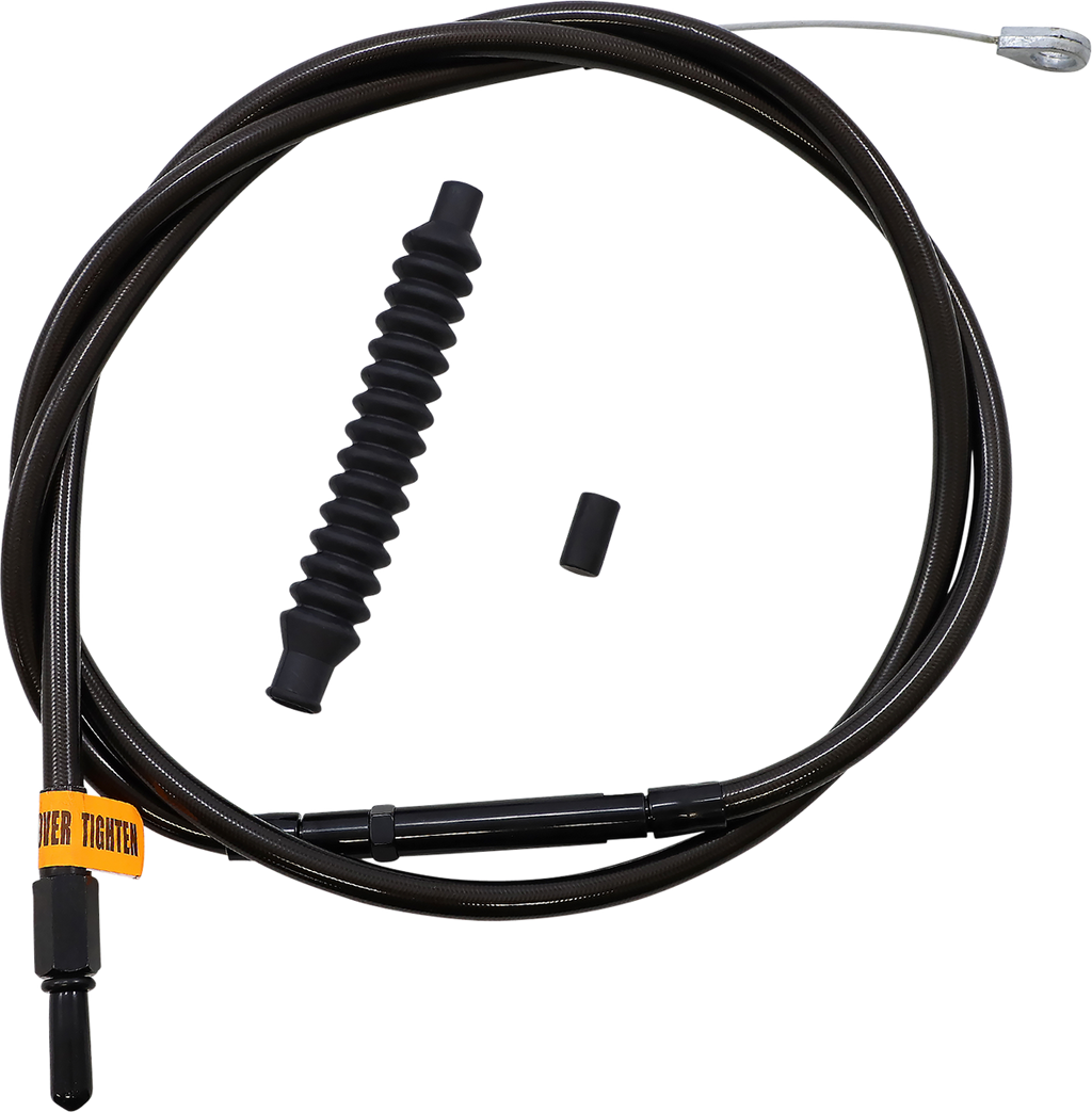 LA Choppers Midnight Braided Clutch Cable