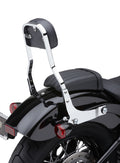 Cobra Detachable Backrest Short Chrome Flde/FLSL/FXBB 18-24 602-2046 for Harley-Davidson FLDE Softail Deluxe / FLSL Softail Slim & More