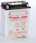 Yuasa 6V and 12V Standard Yumicron Battery Battery YB14-A2 Conventional YUAM2214HIND for Arctic Cat / Honda
