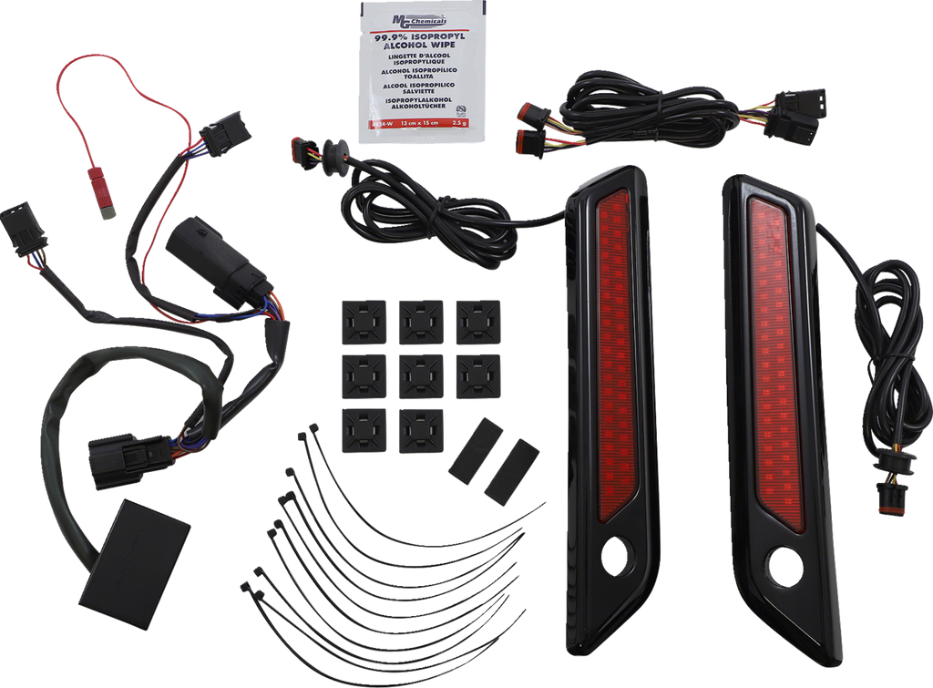 Custom Dynamics Saddlebag Latch Dual Color Accent Lights
