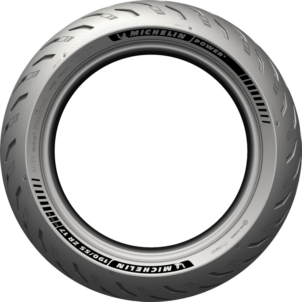 Michelin Power 5 Front Rear Tire Set 120/70ZR17 + 180/55ZR17 Motorcycle Tires