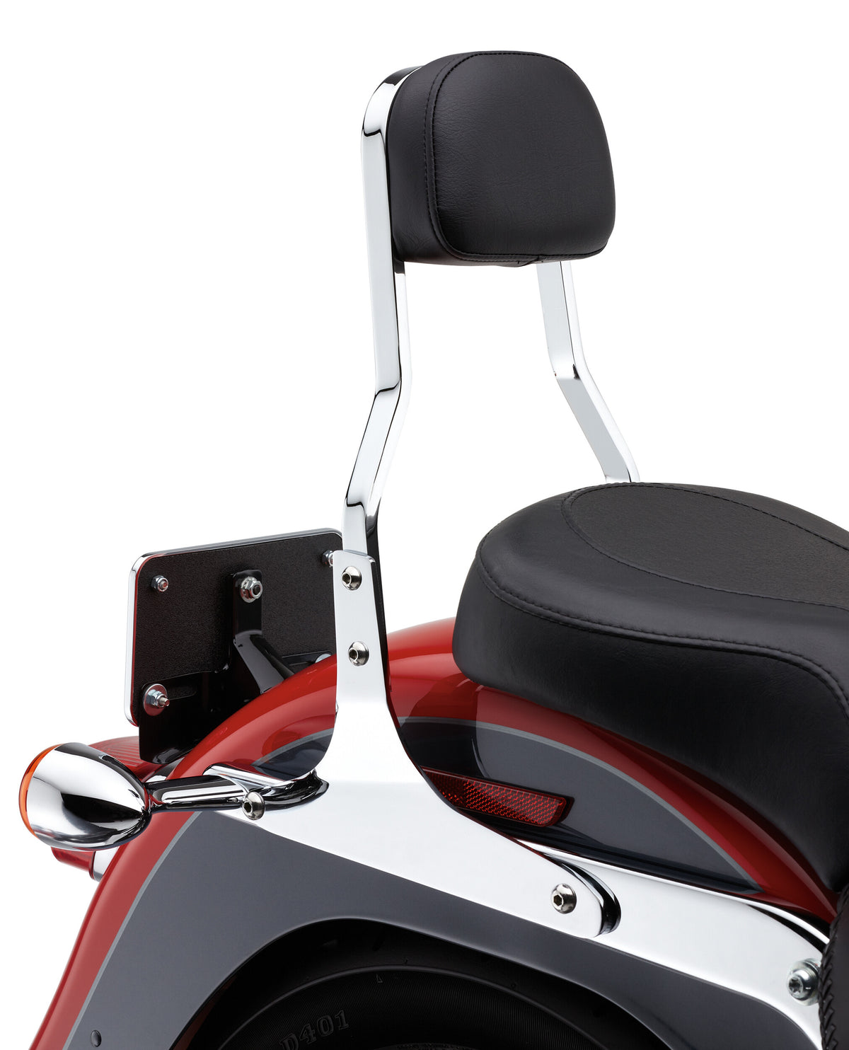 Cobra Short Sissy Bar Chrome FLST 07-17 602-1201