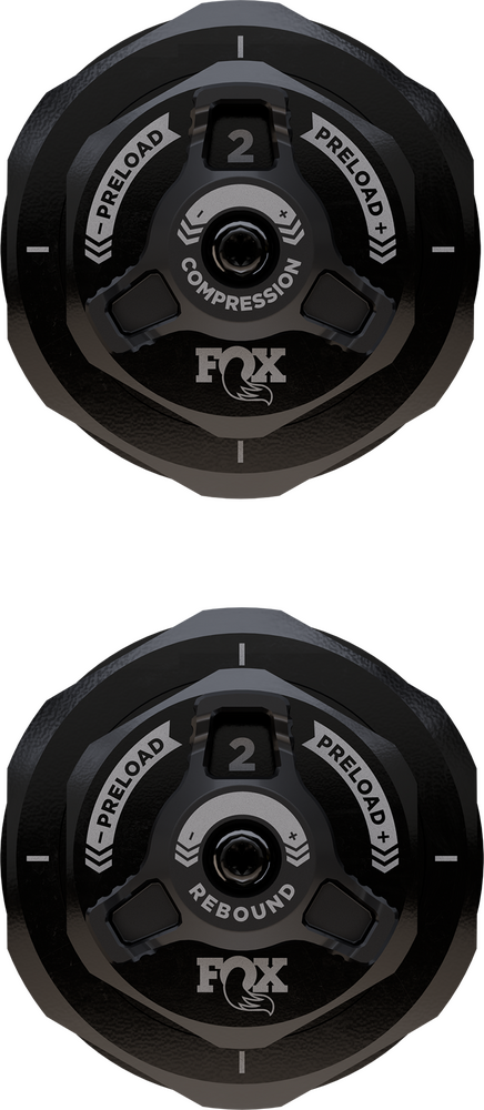 Fox Dual Adjustable Cartridge Kits Grip ST Fork Cartridge Kit +2" STD 49MM Dyna 890-27-017