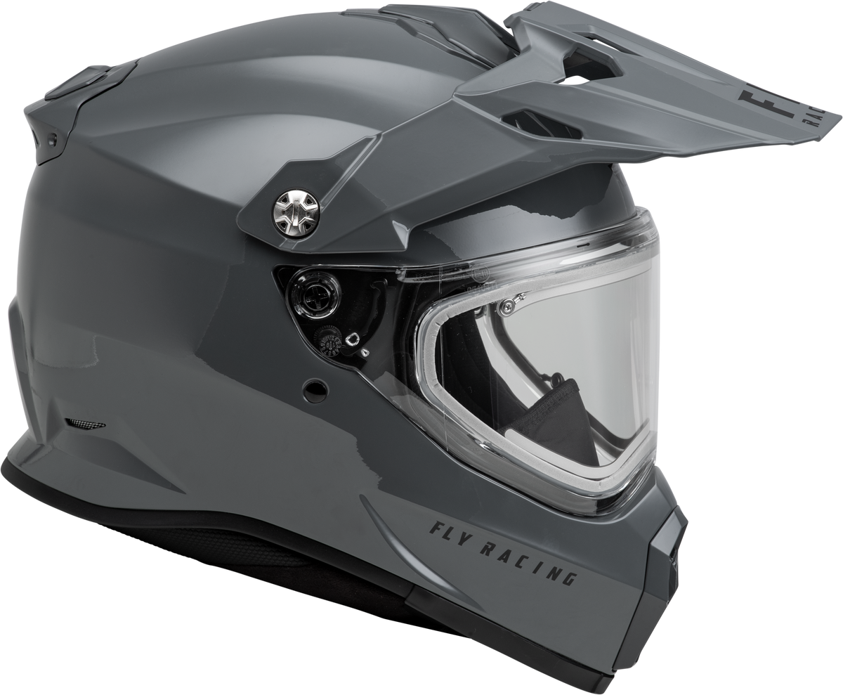 FLY Racing Trekker CW Solid Helmet Elec SHLD Grey LG 73-31365L