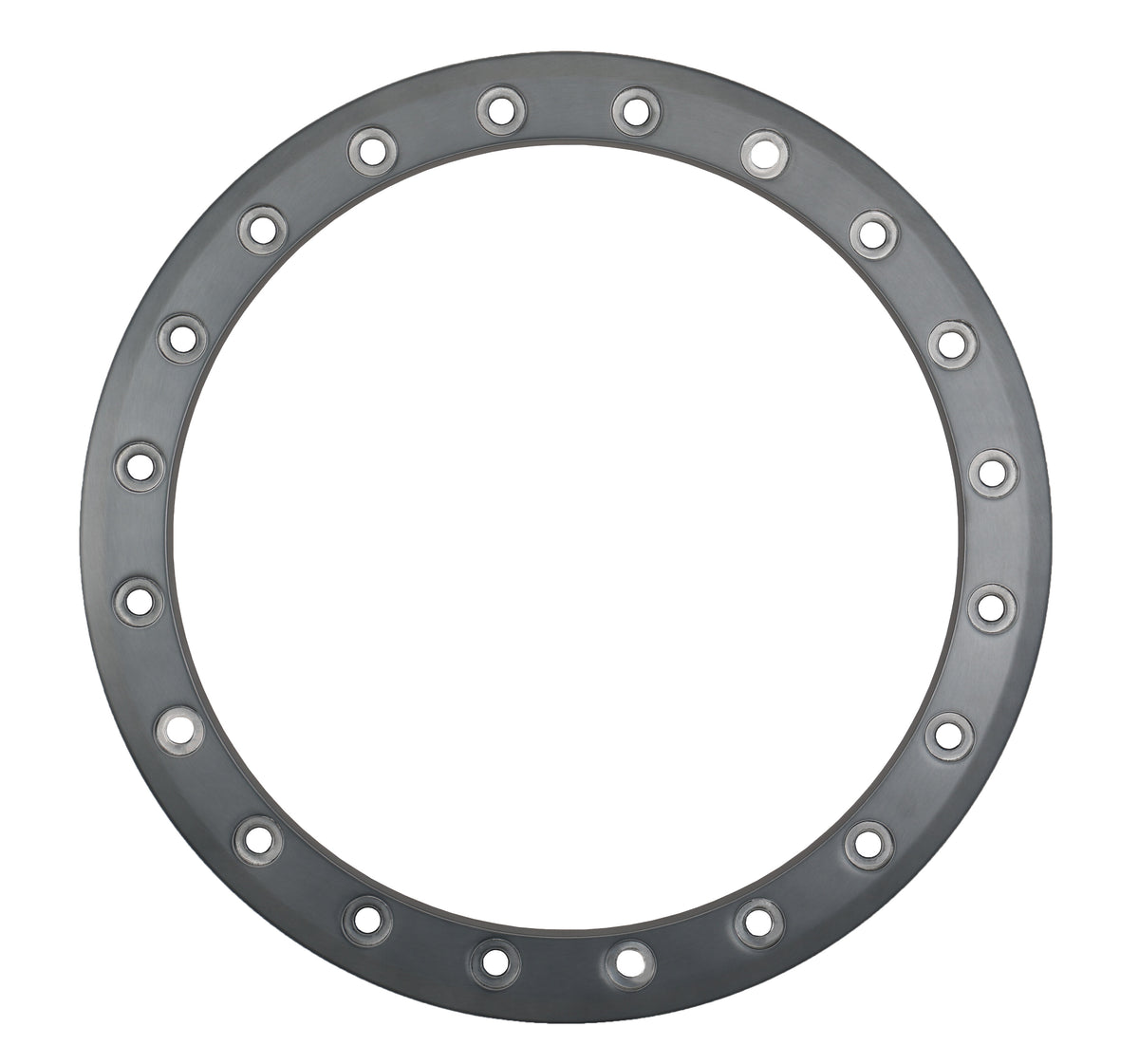 System 3 SB8-SB9 15" Beadlock Ring 10MM 20-HOLE Gloss Brushed GRY 15S3RING-520