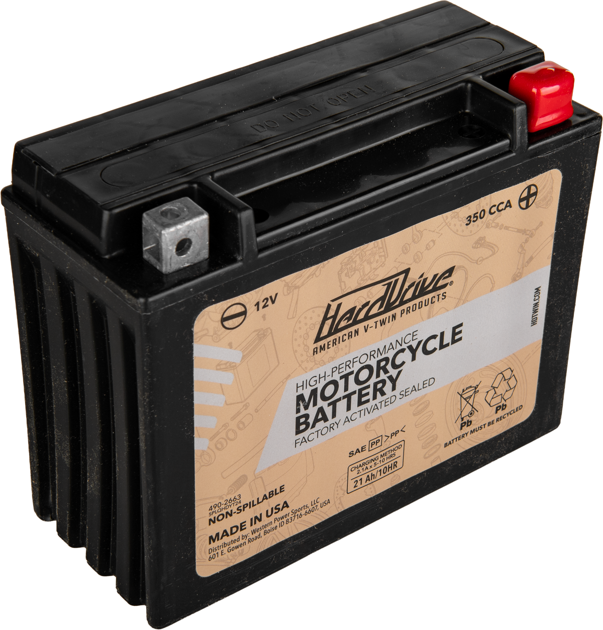 Harddrive AGM Sealed Battery
