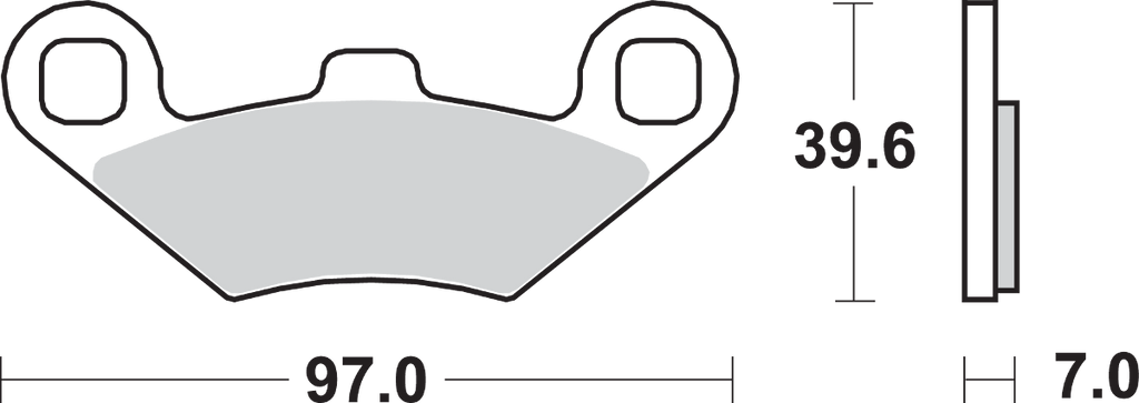 Sbs ATS All-Terrain Sintered Brake Pads