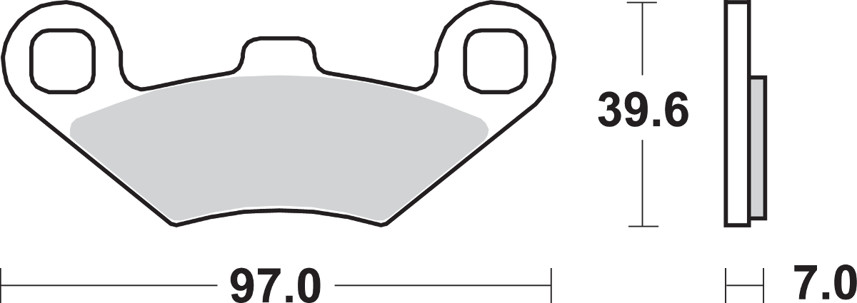 Sbs ATS All-Terrain Sintered Brake Pads