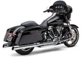 Cobra 909 Uppercut Slip-ONS Chrome FLH/FLT 95-16 6268 for Harley-Davidson FLHR Road King / FLHRC Road King Classic & More