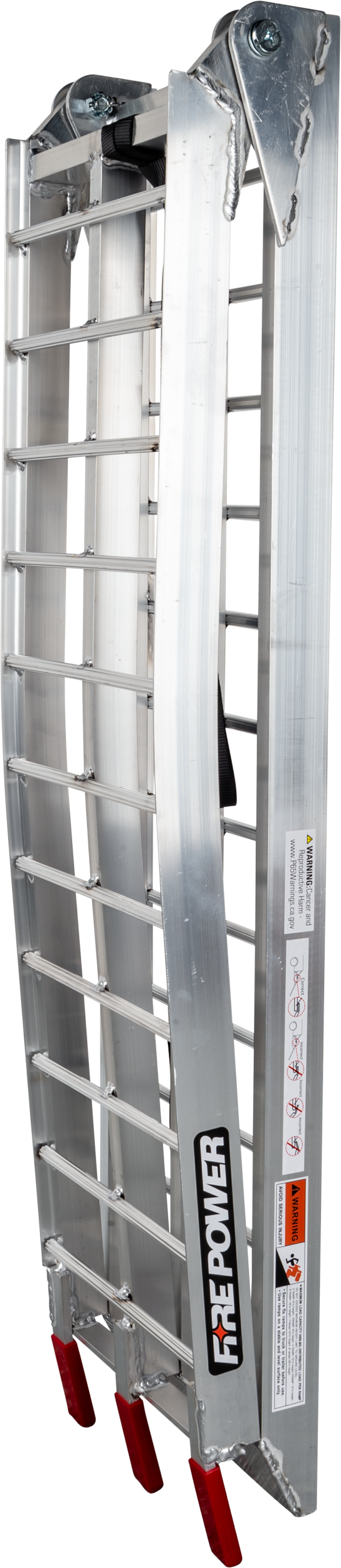Fire Power Curved Aluminum Ramp