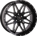 System 3 ST7 Wheel 20X9 5+4 (0MM) 5/4.5 Gloss Black Milled 20S3-7455