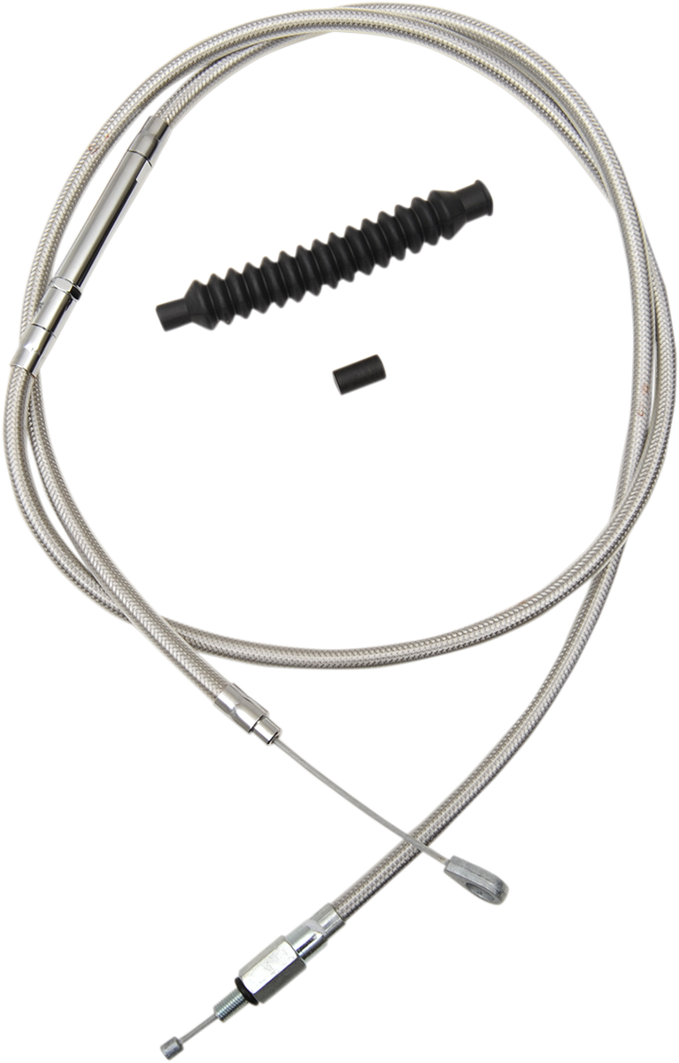LA Choppers Stainless Steel Braided Clutch Cable