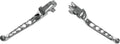 Harddrive Custom Levers 5-HOLE Lever Set Chrome BIG Twin 96-06 XL 96-03 053520 for Harley-Davidson