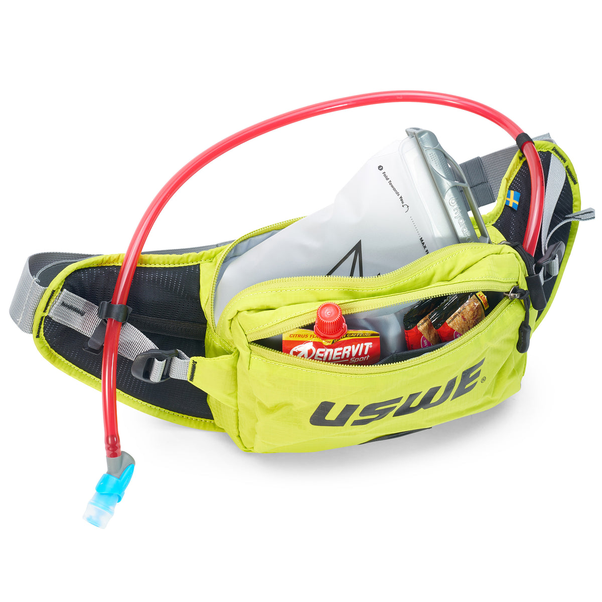 Uswe Zulo 2L Waist Pack 1L Elite PNP Crazy Yellow 5202089026