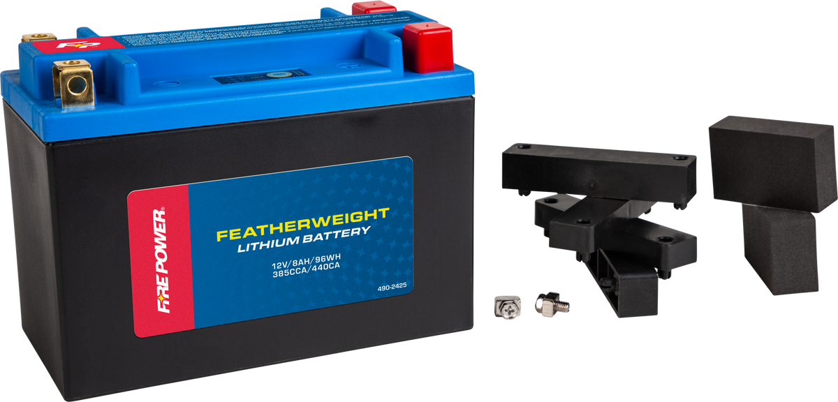 Fire Power Featherweight Lithium Battery 400 CCA 12V/96WH HJTX20HQ-FP-B for Arctic Cat / Bombardier & More