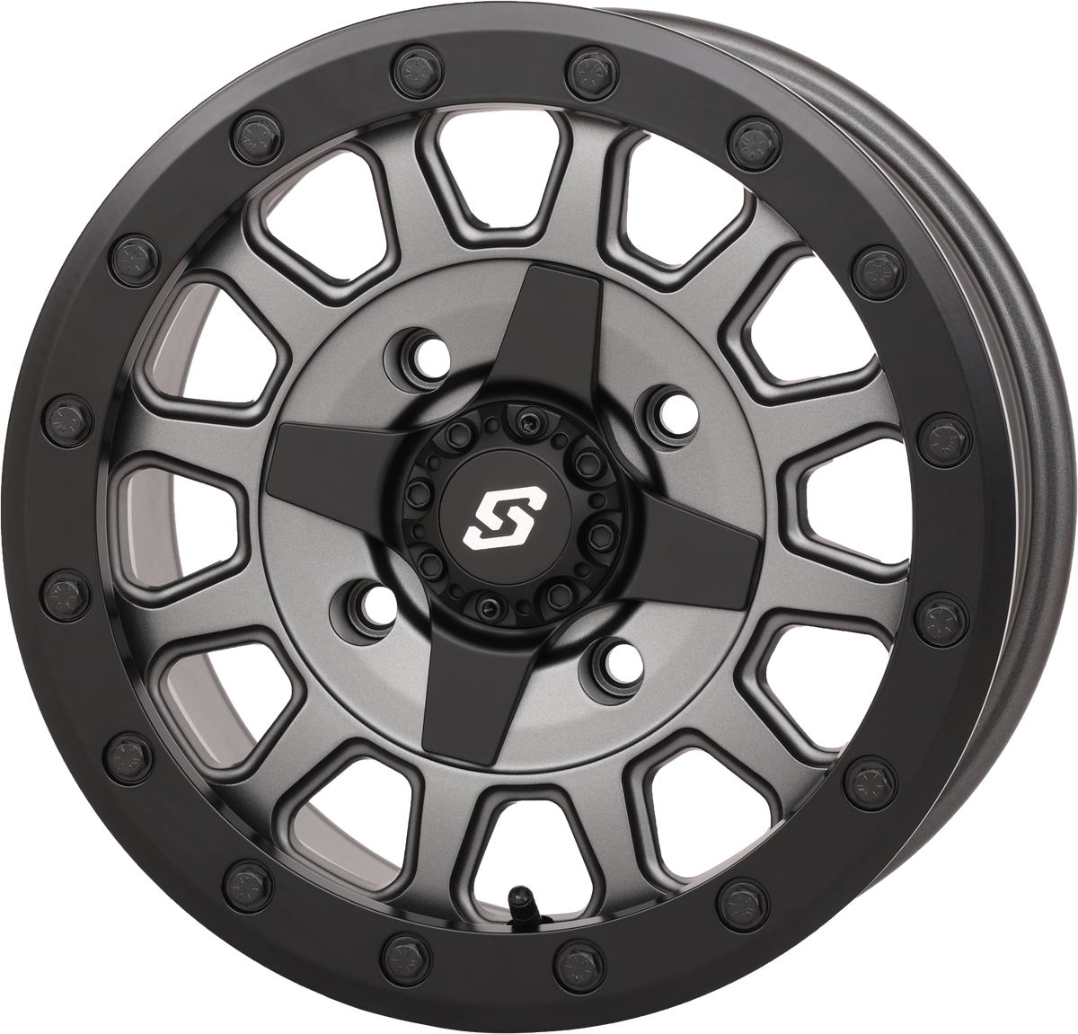 Sedona Adapt Beadlock Wheels Adapt DD Wheel 15X7 5+2 4/137 & 4/156 Matte GNMTL Grey 570-9123