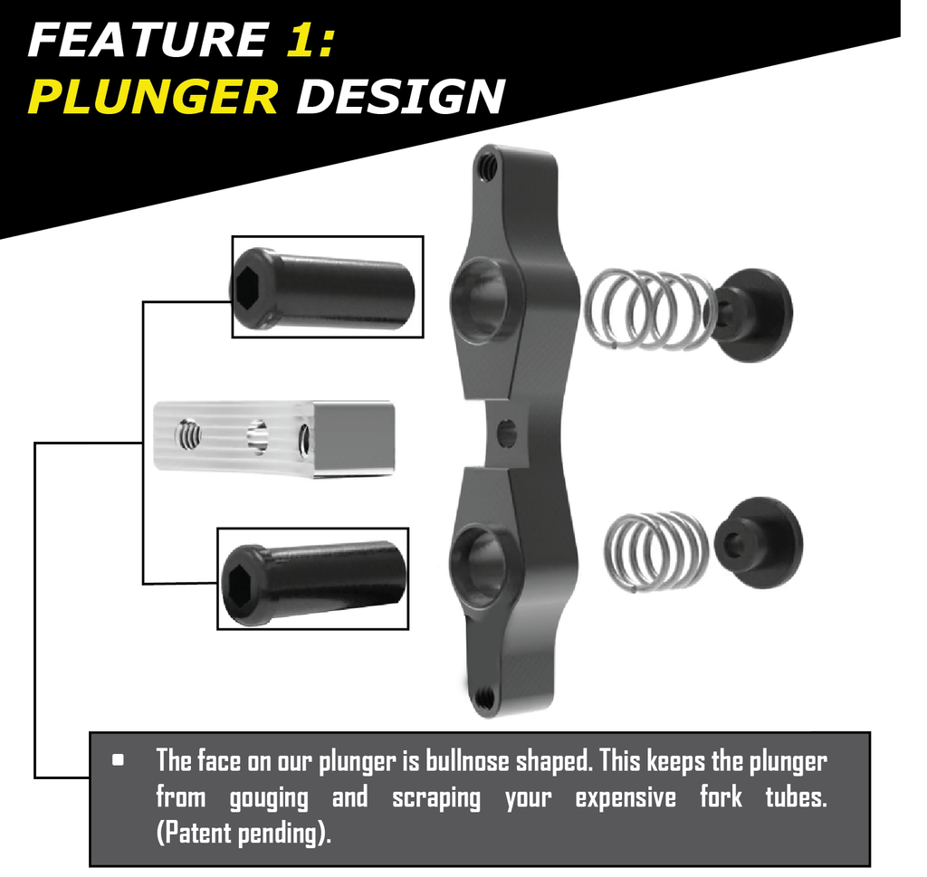 Tamer Double Button X-Wing Black HH-DBU-02K