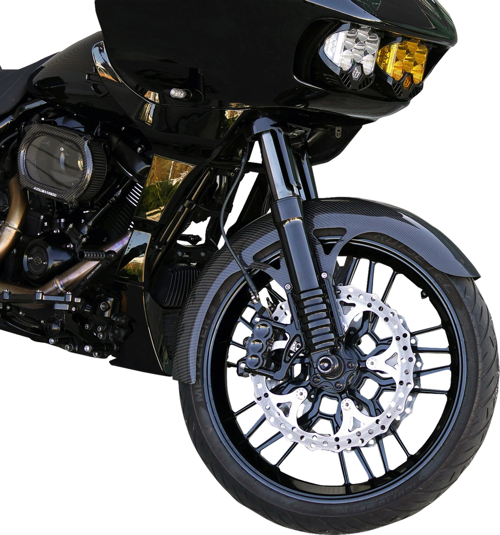 Arlen Ness Carbon Fiber 21" Wrapper Front Fender