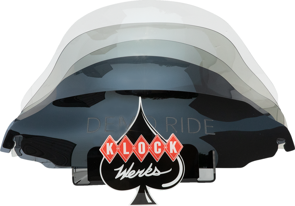 Klock Werks Flare Windshield Display with Flyer