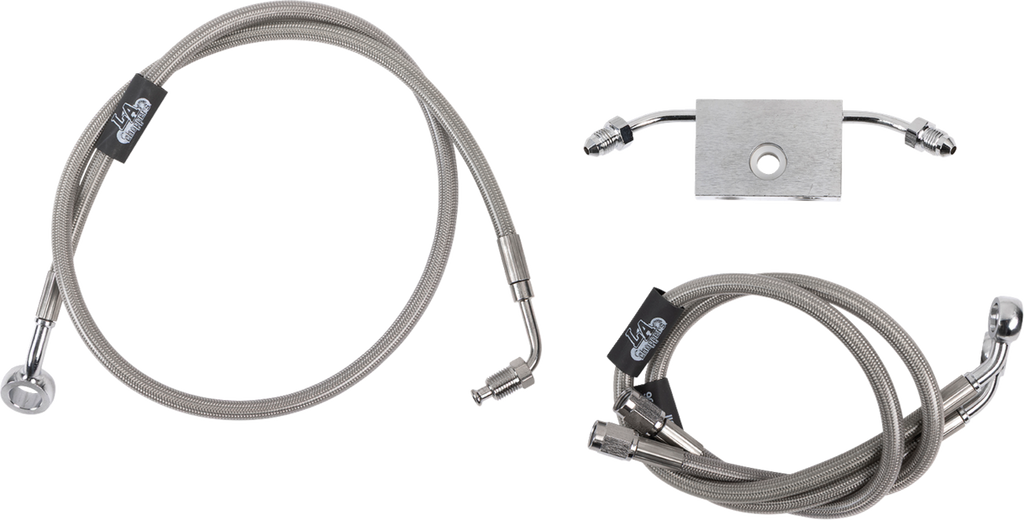 LA Choppers Stainless Steel Brake Line Kit