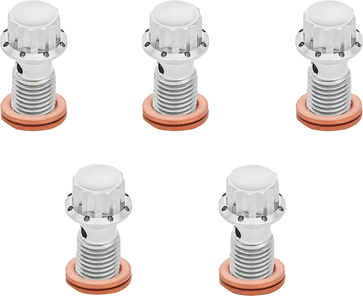 Arlen Ness 12-Point Titanium Banjo Bolts