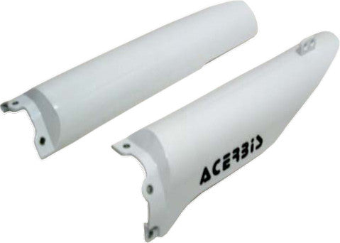Acerbis Lower Fork Cover Set Fork Guard White 2115020002 for Suzuki RM125 / RM250 1999-2003