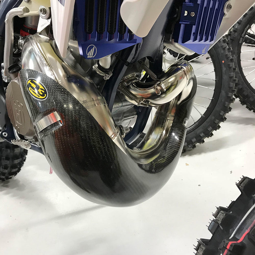 P3 Pipe Guard Carbon Fiber 101067 for GasGas / Husqvarna / KTM
