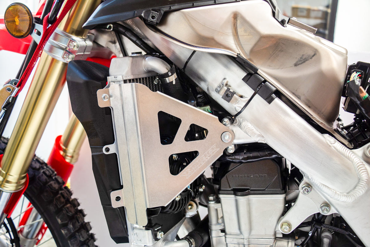 Works Radiator Braces CRF450L 18-719
