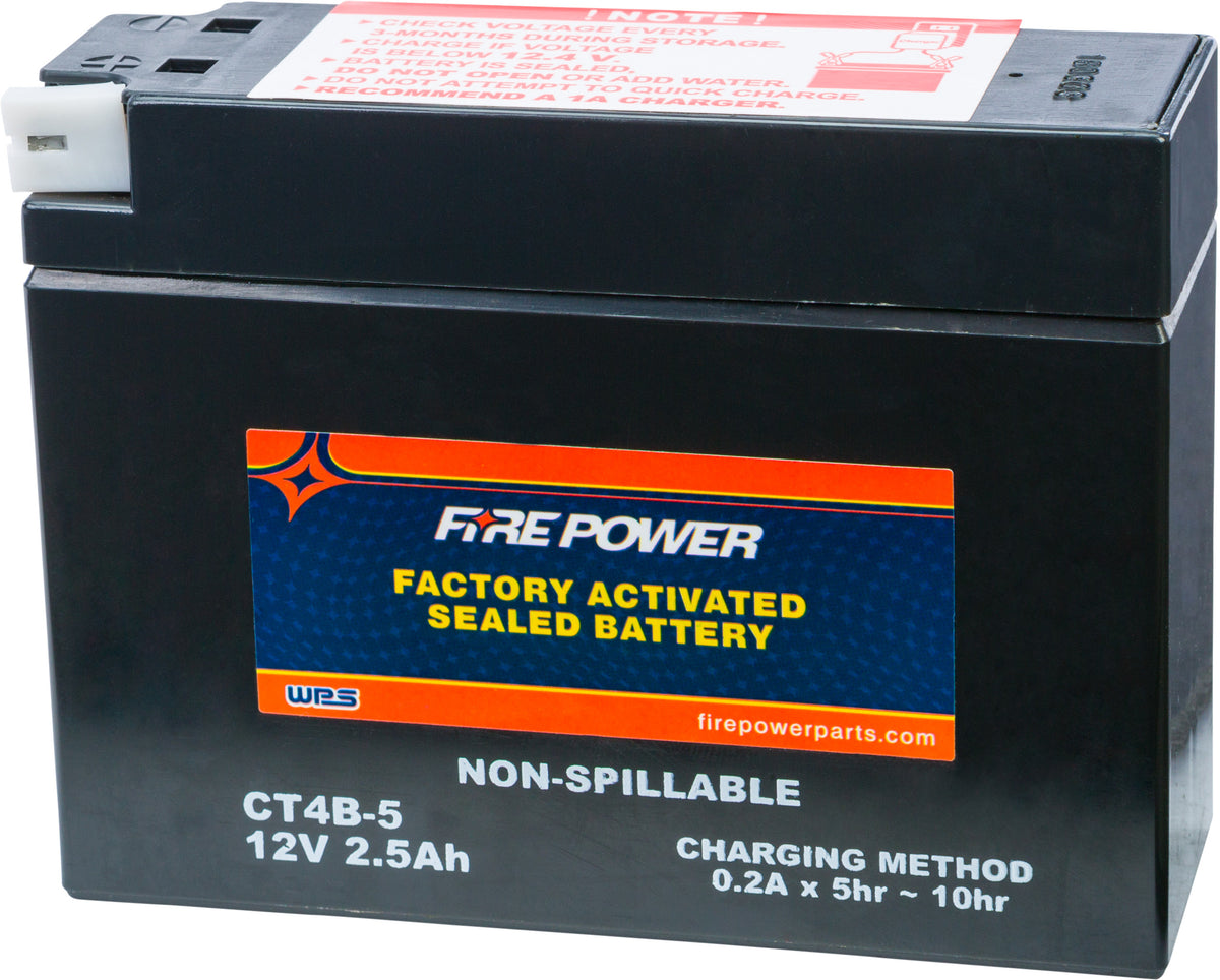 Fire Power Battery CT4B-5 Sealed Factory Activated for Suzuki / Yamaha
