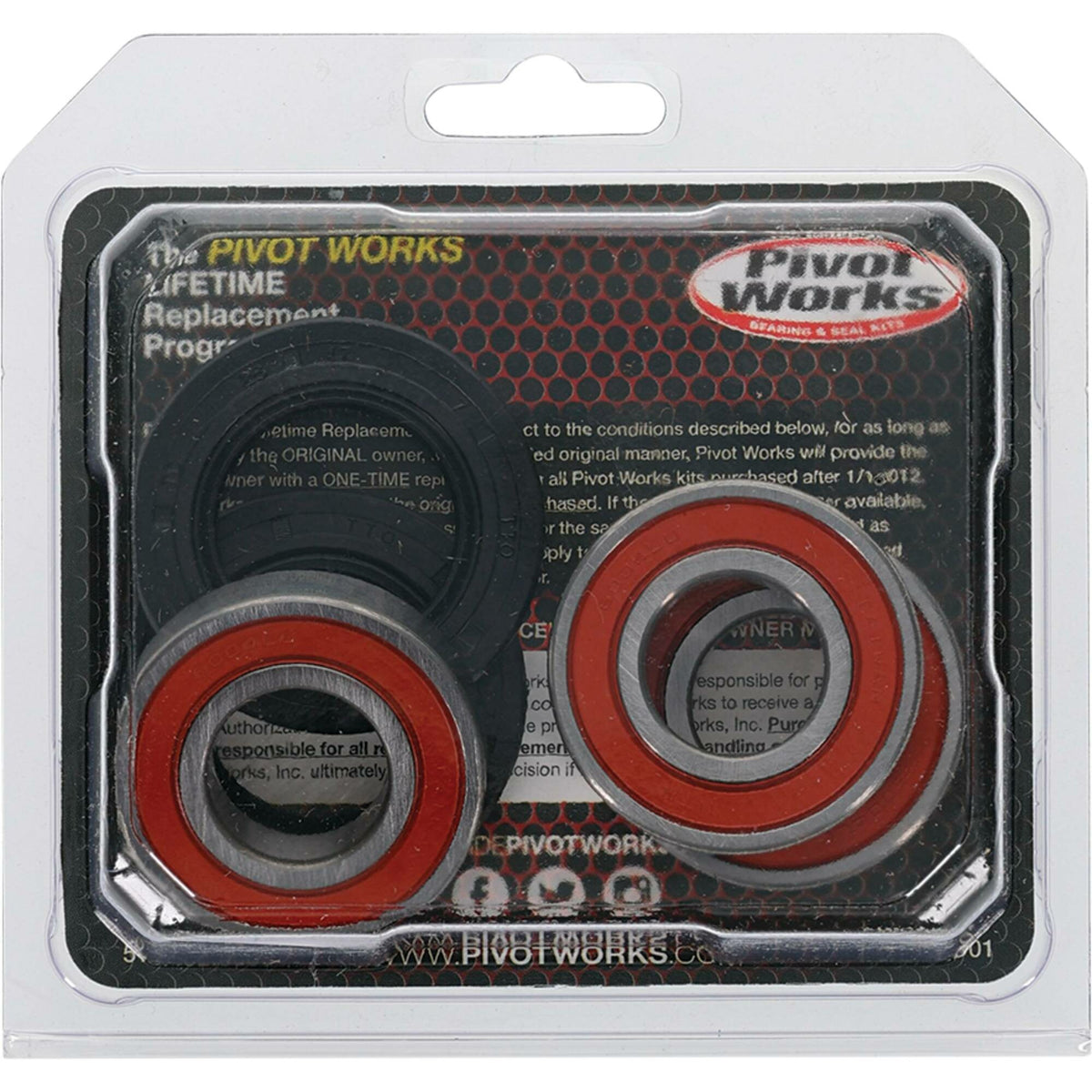 Pivot Works Wheel Bearing Kit Premium 25-1271-P for Yamaha WR200 / WR250 & More