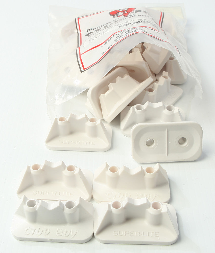Stud Boy Super-Lite Pro Series Double Backers .75" 24/PK White 2522-P1-WHT