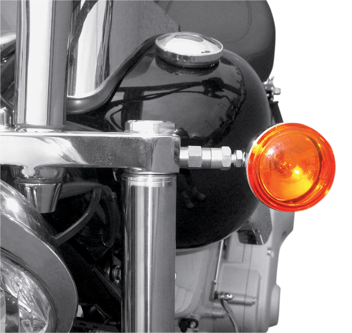 Drag Specialties Front Turn Signal Relocation Kit