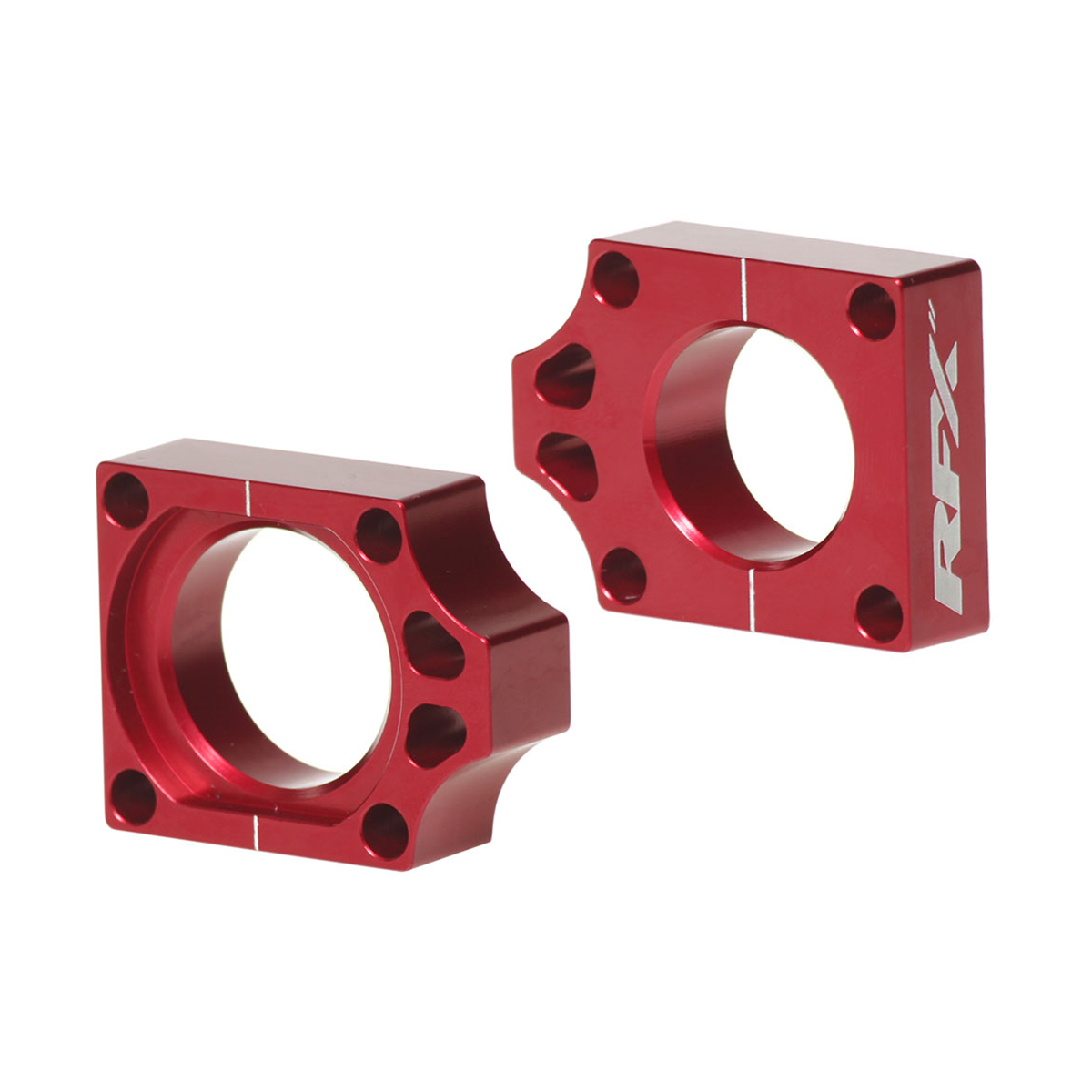 RFX Rear Axle Blocks Red Fxab 80100 99RD for Beta 125 RR (2T) / 200 RR (2T) & More