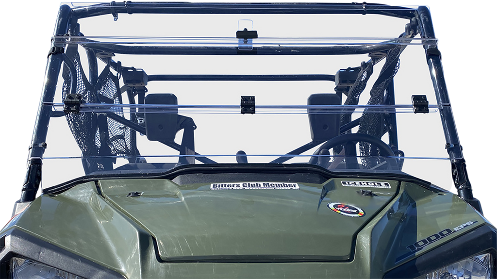 Moose Offroad Deluxe Full Folding Windshield