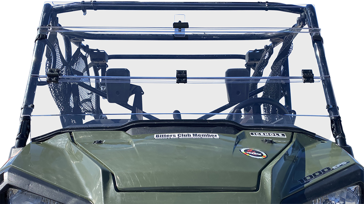 Moose Offroad Deluxe Full Folding Windshield