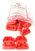 Stud Boy Super-Lite Pro Series Double Backers .75" 24/PK Red 2512-P1-RED